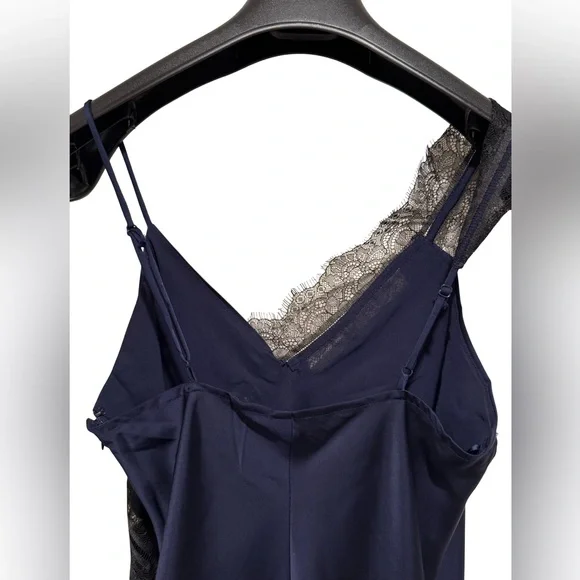 House of Harlow 1960 NWT Size S Beautiful Rich Navy & Black Lace Dress  (0633) - Picture 9 of 12